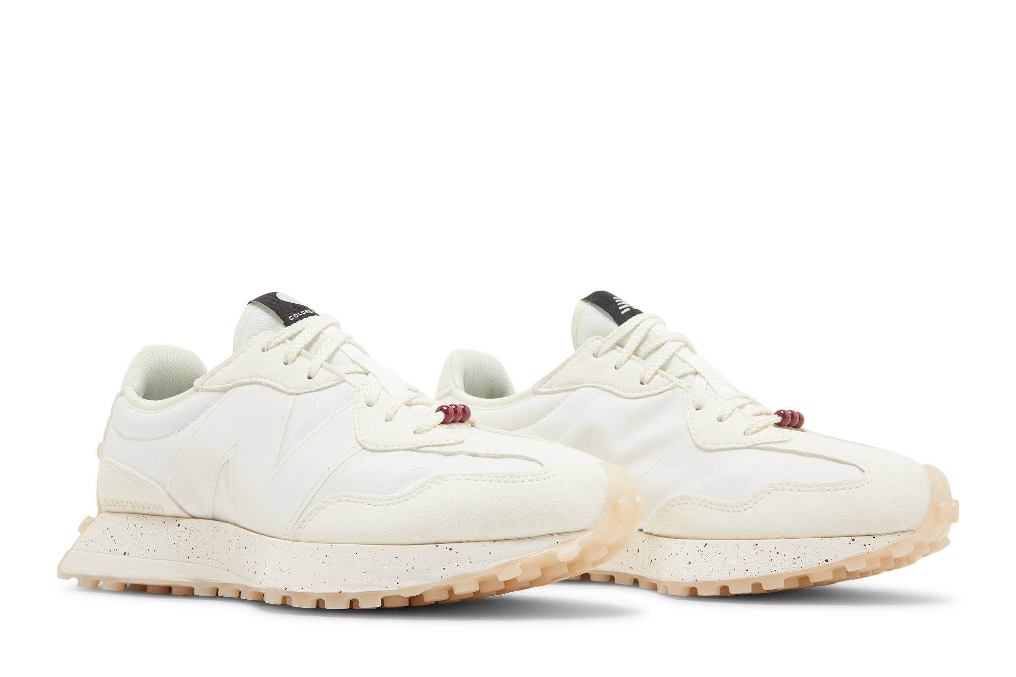 Cheap ColorsxStudios x New Balance 327 'Blanco Nieve Rojo Rumba' MS327CF