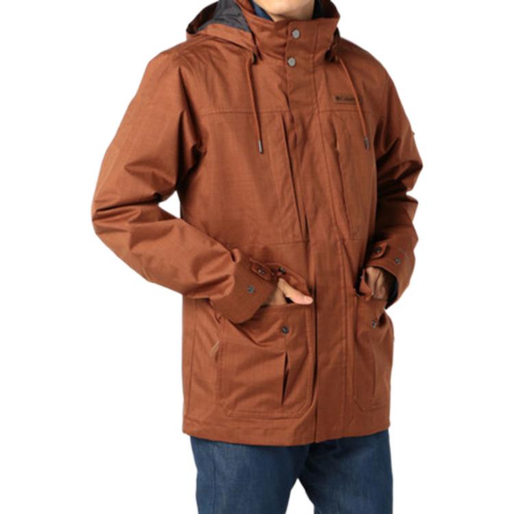 Columbia 3-in-1 Jacket with Detachable Hood and Inner Layer Brown WE7215-242 圖 4