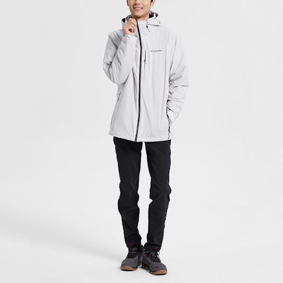 コロンビア 3イン1 アウトドアジャケット 防水 防風 保温 ライトグレー WE1157043 Details for コロンビア 3イン1 アウトドアジャケット 防水 防風 保温 ライトグレー WE1157043