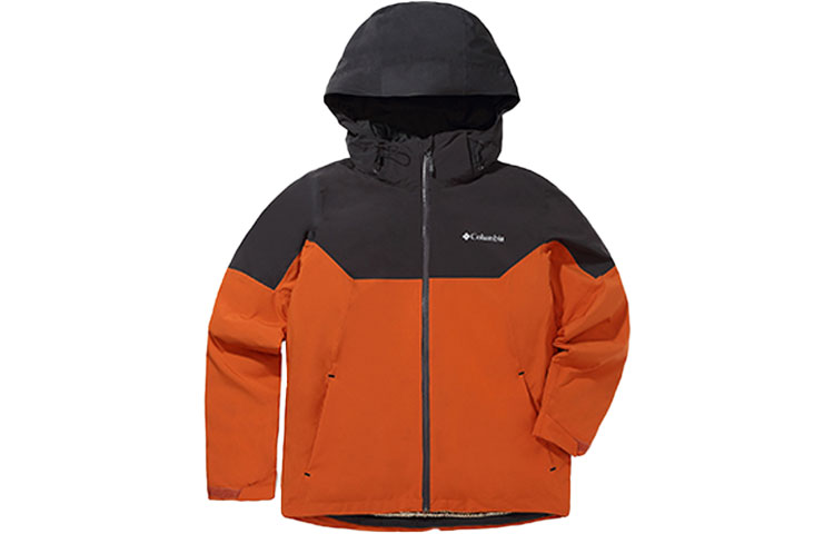 Columbia 3-in-1 Waterproof Insulated Hooded Jacket Winter Brown WE6347-820