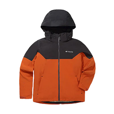 Columbia 3-in-1 Waterproof Insulated Hooded Jacket Winter Brown WE6347-820