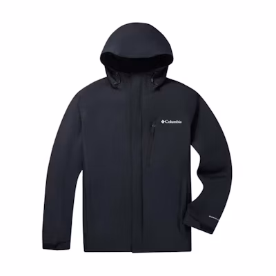 Columbia 3-in-1 Waterproof Thermal Jacket with Cotton Liner Black WE9191-010