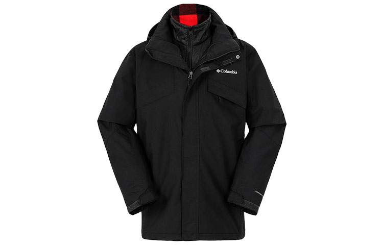 Order Columbia 三合一防水防風連帽外套 黑色 戶外登山 WE1273-012