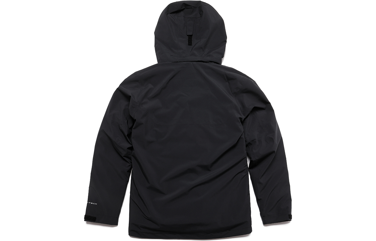 Shop Chaqueta Columbia 3-en-1 Impermeable Aislada con Capucha Negro. WE6347-010