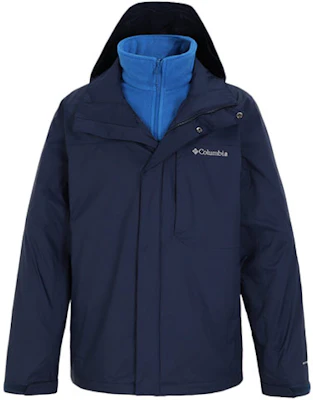 Columbia 三合一防水防風外套附可拆式抓絨內層 - 藍色 WE1322-464 Order Columbia 三合一防水防風外套附可拆式抓絨內層 - 藍色 WE1322-464