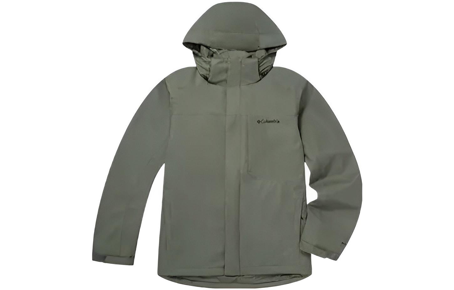 Columbia 3-in-1 Waterproof Windproof Jacket with Fleece Liner - Olive WE1322-397