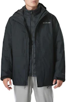 Columbia 3-in-1 Waterproof Windproof Jacket with Warm Cotton Lining - Black WE9872-010 Columbia 3-in-1 Waterproof Windproof Jacket with Warm Cotton Lining - Black WE9872-010