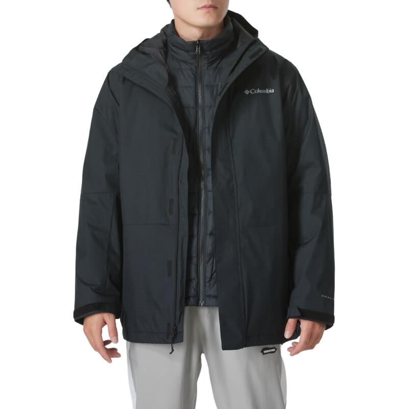 Columbia 3-in-1 Waterproof Windproof Jacket with Warm Cotton Lining - Black WE9872-010 圖 2