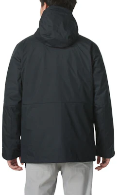 コロンビア 3イン1 防水 防風 コットン裏地付きジャケット - ブラック WE9872-010 Lookbook コロンビア 3イン1 防水 防風 コットン裏地付きジャケット - ブラック WE9872-010