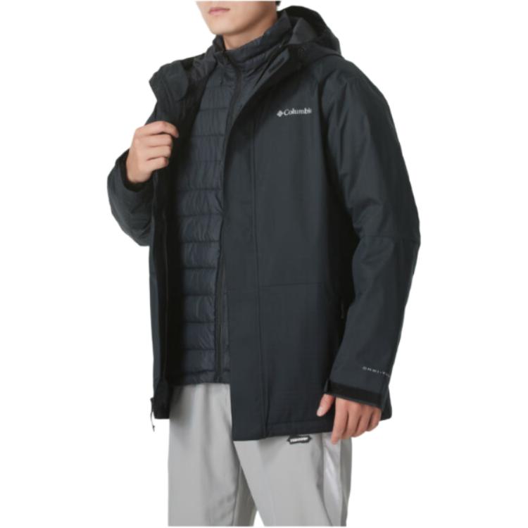 Columbia 3-in-1 Waterproof Windproof Jacket with Warm Cotton Lining - Black WE9872-010 圖 5