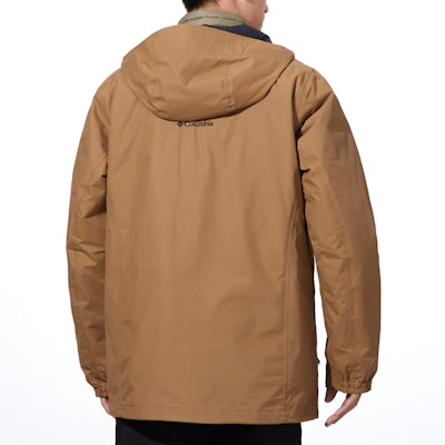 Columbia 3-in-1 Detachable Hooded Jacket Brown Outdoor Wear XE1504-257 Sizing Columbia 3-in-1 Detachable Hooded Jacket Brown Outdoor Wear XE1504-257
