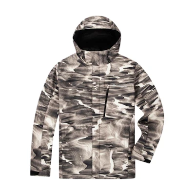 Columbia 3-in-1 Waterproof Hooded Jacket Camouflage Thermal Reflective. WE0642-278