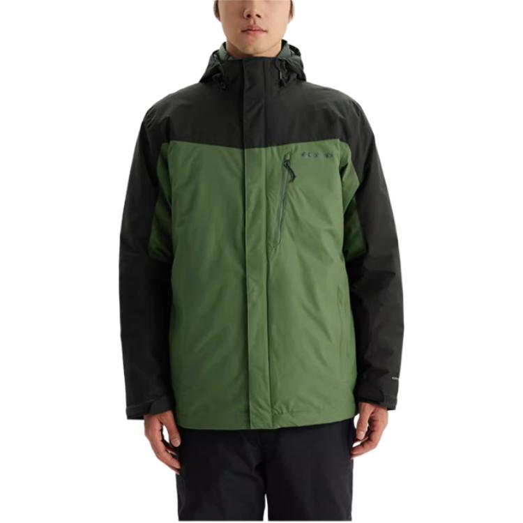 Lookbook 哥倫比亞 3合1防水連帽保暖外套 綠色 WE9191-352
