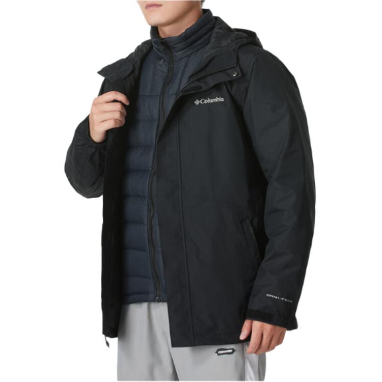 Details for Columbia 三合一防水防風羽絨外套 黑色戶外裝 - 2024 秋季 XE5418-010