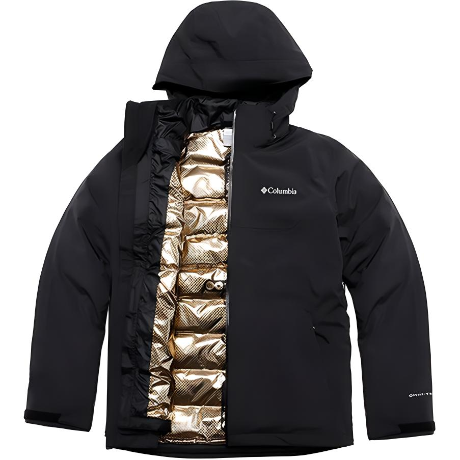 Order Chaqueta de Senderismo Columbia 3 en 1 Impermeable Aislada y Cortavientos Negra. WE6671-010