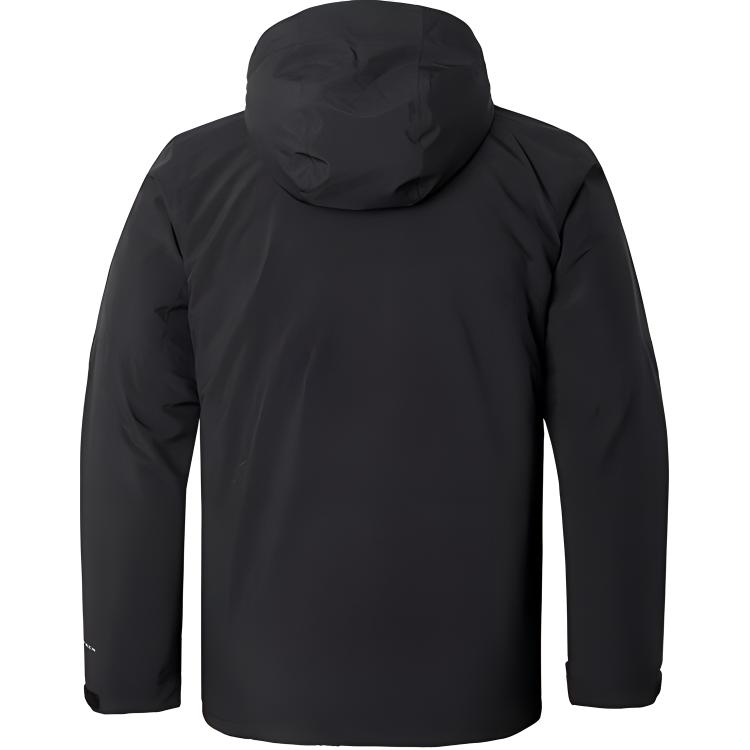 Lookbook Chaqueta de Senderismo Columbia 3 en 1 Impermeable Aislada y Cortavientos Negra. WE6671-010