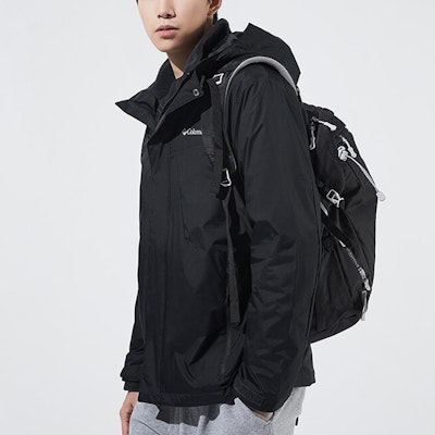 Chaqueta Columbia 3-en-1 Impermeable y Cortaviento con Forro Desmontable - Negra WE0572-010 Sizing Chaqueta Columbia 3-en-1 Impermeable y Cortaviento con Forro Desmontable - Negra WE0572-010