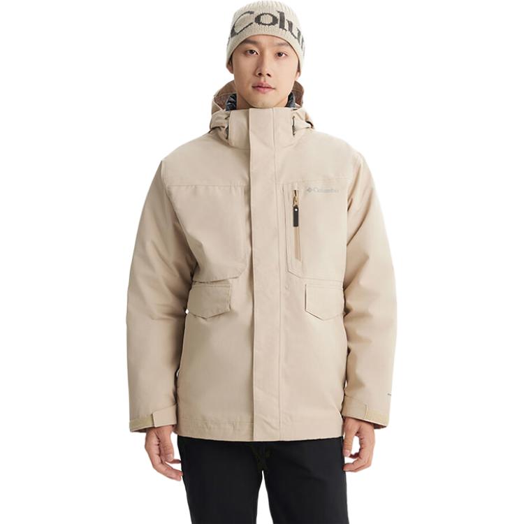 Order Columbia 三合一防水防風保暖登山外套 卡其色 FW24. XE9603-271