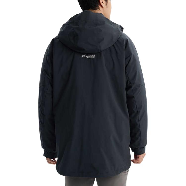 Lookbook コロンビア 3イン1 防水防風 冬用スキージャケット ブラック WE2454-010