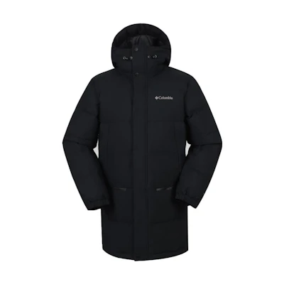 Columbia 650-Fill Down Jacket Windproof Outdoor Series Black. WE0994-010