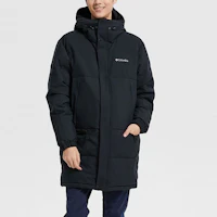 Shop Columbia 650羽絨防風外套 戶外系列 黑色 WE0994-010