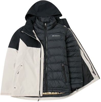 Columbia 米色防水防風可拆卸三合一登山外套。 WE6671-278 Buy Columbia 米色防水防風可拆卸三合一登山外套。 WE6671-278