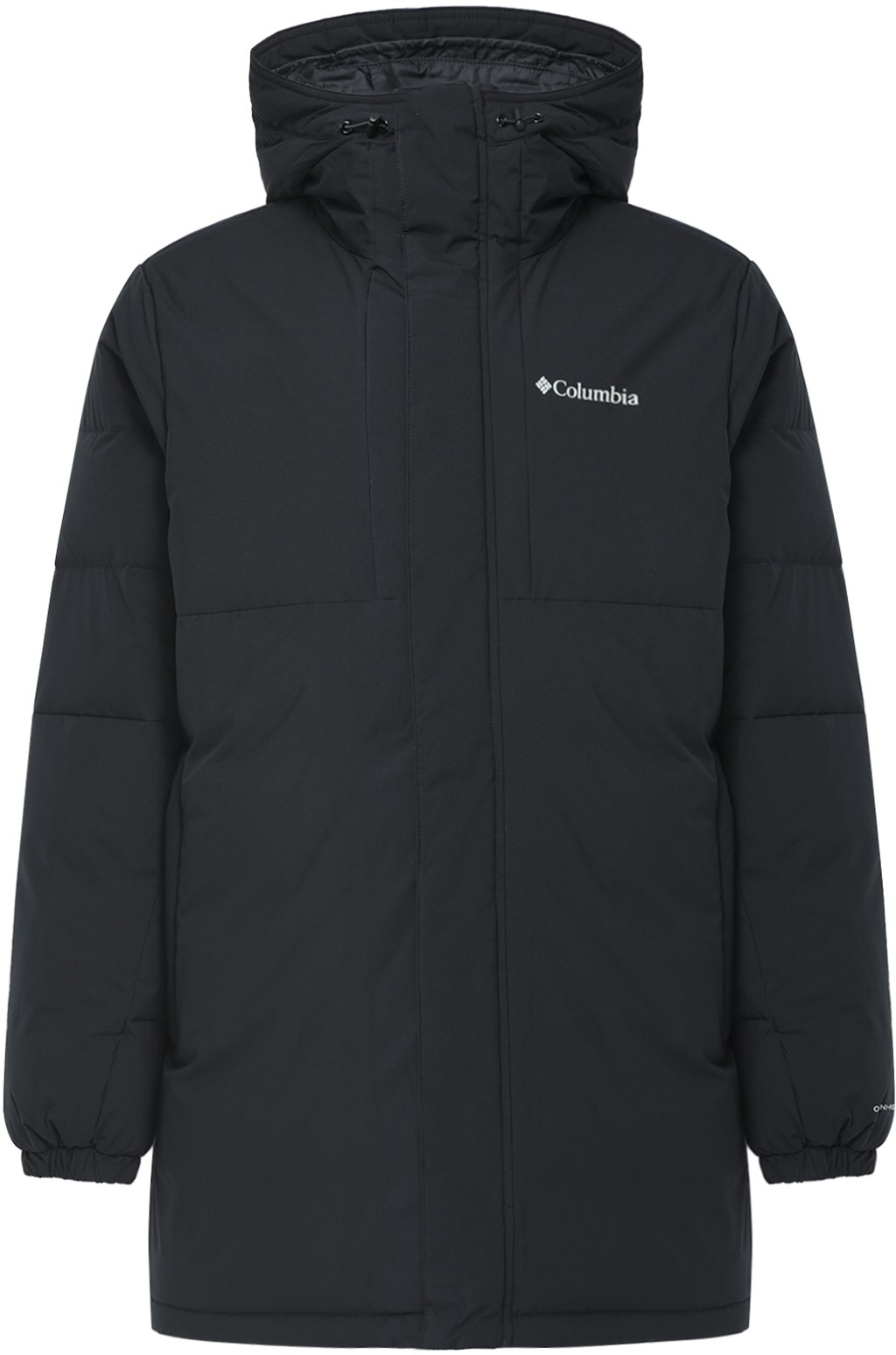 columbia-black-hooded-down-jacket-urban-outdoor-warm-casual-wear-we-7624-010
