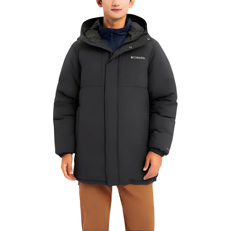 Order 哥伦比亚黑色连帽羽绒服 - 城市户外保暖休闲服饰. WE7624-010