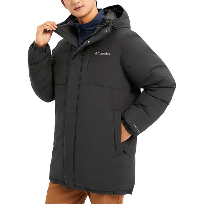 Shop 哥伦比亚黑色连帽羽绒服 - 城市户外保暖休闲服饰. WE7624-010