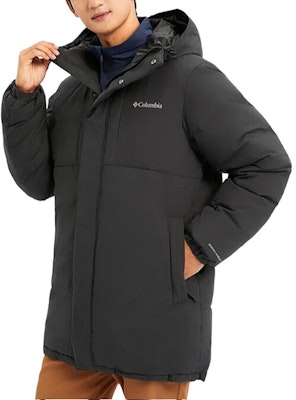 哥伦比亚黑色连帽羽绒服 - 城市户外保暖休闲服饰. WE7624-010 Shop 哥伦比亚黑色连帽羽绒服 - 城市户外保暖休闲服饰. WE7624-010