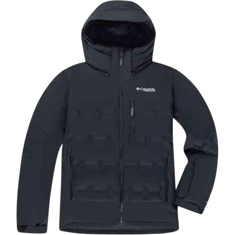 Order Columbia 黑色Omni-Tech防水保暖連帽滑雪外套 WE0254-010