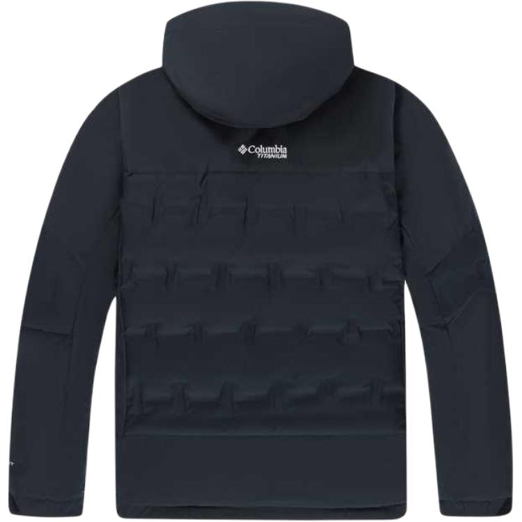 Lookbook Columbia 黑色Omni-Tech防水保暖連帽滑雪外套 WE0254-010