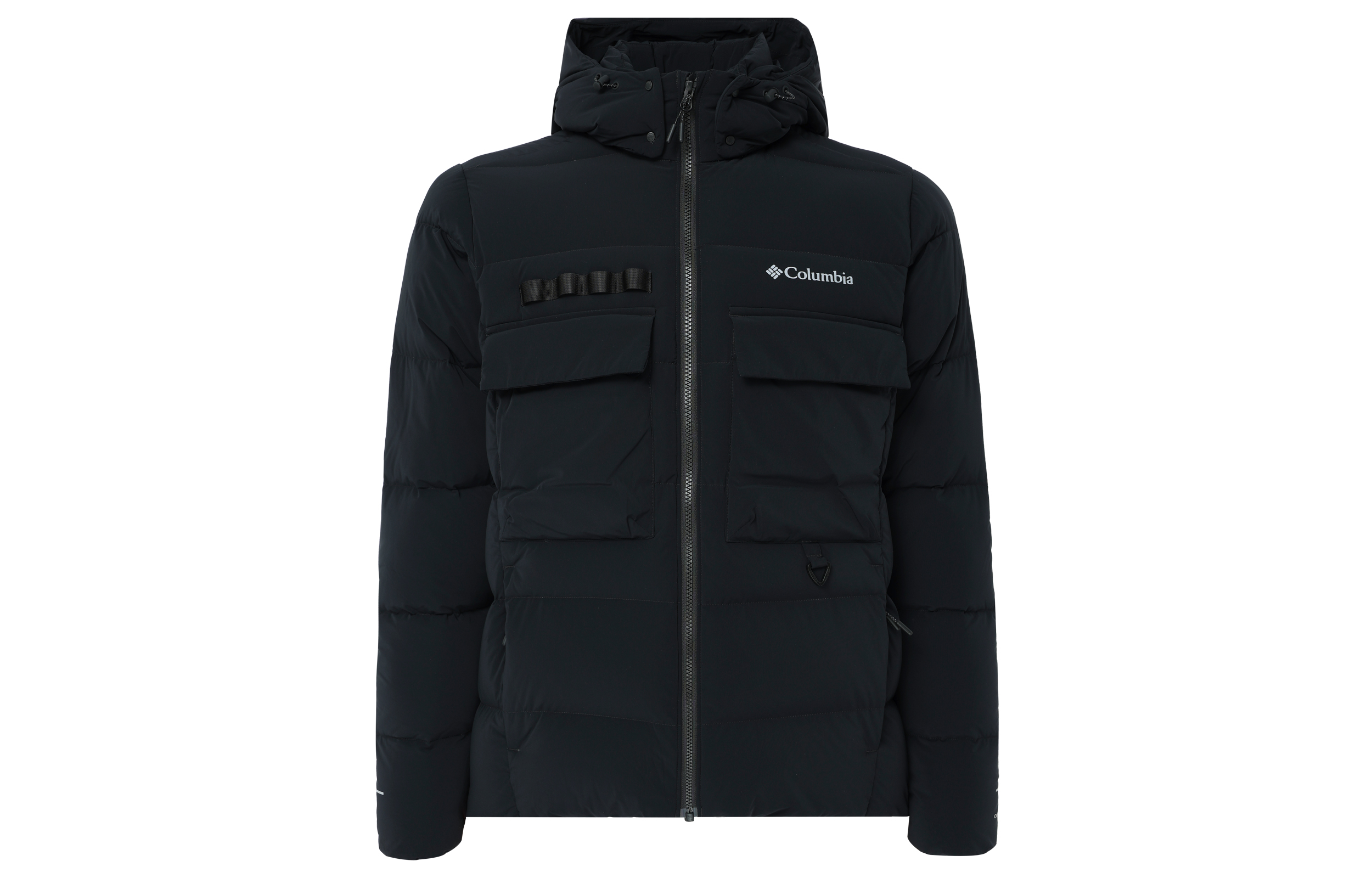 Columbia  Black Water-Resistant Insulated Down Jacket with Logo. WE9639-010