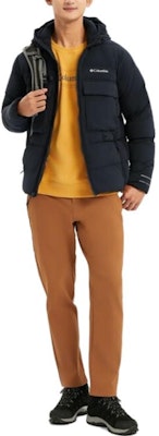 Columbia Black Water-Resistant Insulated Down Jacket with Logo. WE9639-010 Shop Columbia Black Water-Resistant Insulated Down Jacket with Logo. WE9639-010