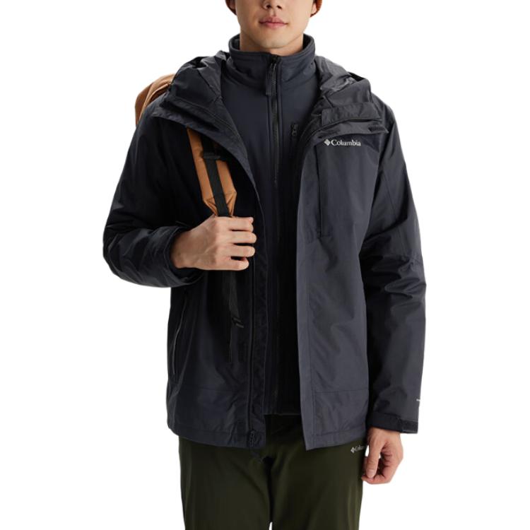 Lookbook Columbia 黑色防水防風保暖連帽外套 XE5220-010