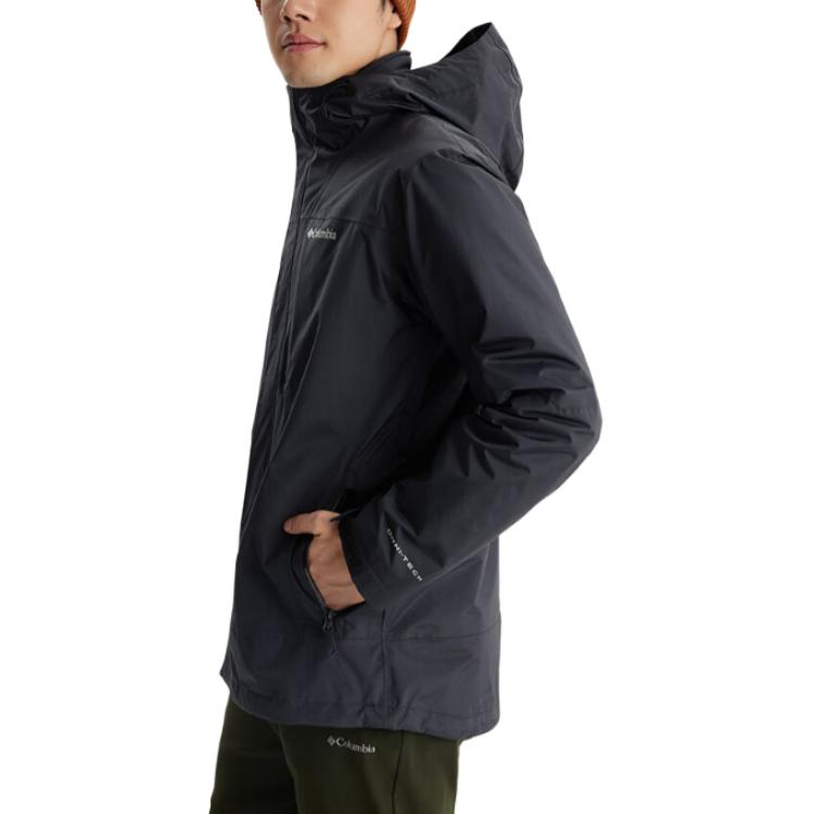 Purchase Columbia 黑色防水防風保暖連帽外套 XE5220-010