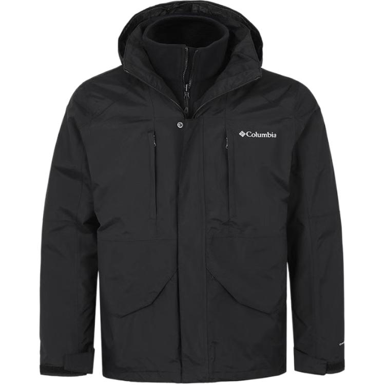 Columbia  Black Waterproof Windproof Outdoor Travel Commuter Jacket XE4715-010