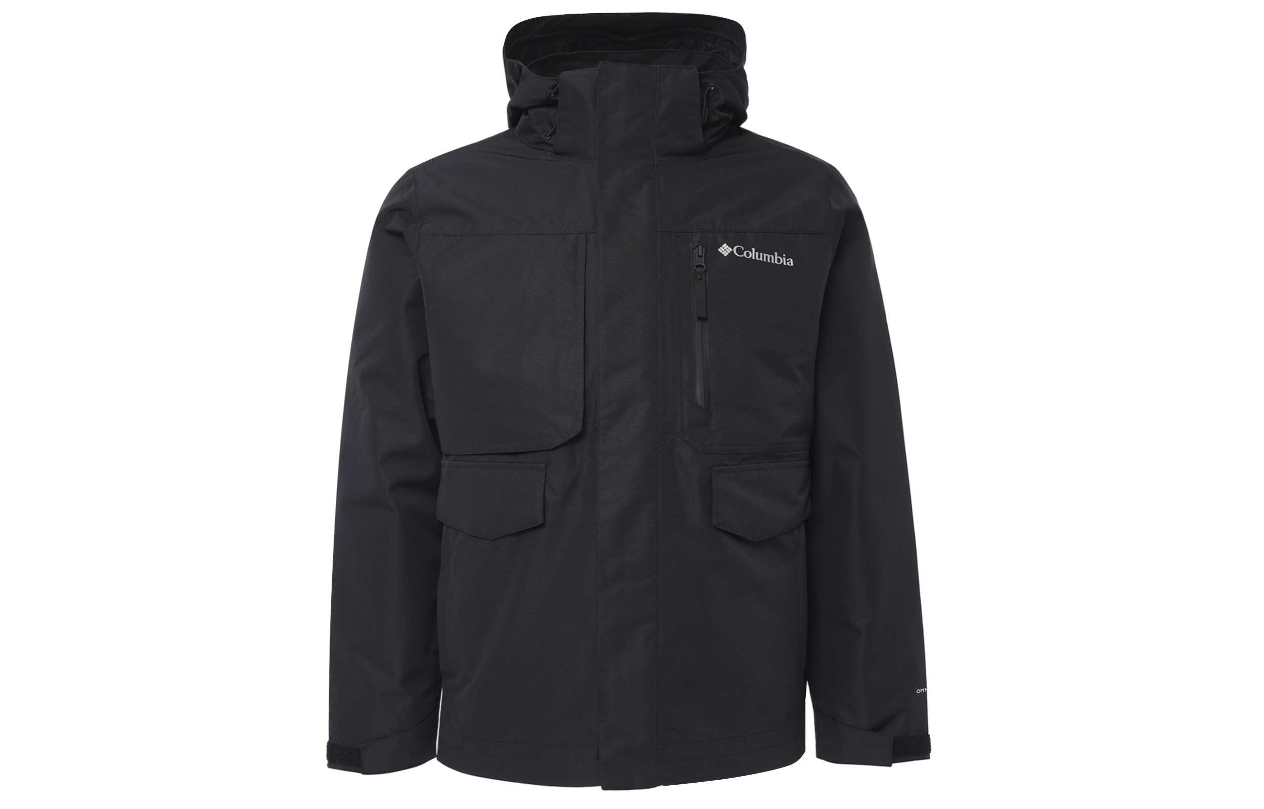 Columbia  Black Waterproof Windproof Thermal Reflective Jacket FW24. XE9603-010