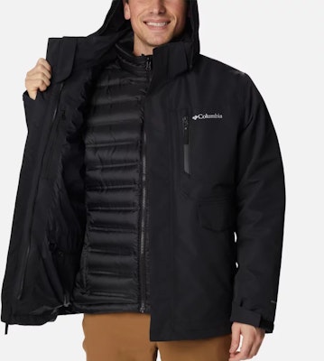 コロンビア ブラック 防水 防風 サーマルリフレクティブ ジャケット FW24 XE9603-010 Lookbook コロンビア ブラック 防水 防風 サーマルリフレクティブ ジャケット FW24 XE9603-010