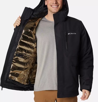 コロンビア ブラック 防水 防風 サーマルリフレクティブ ジャケット FW24 XE9603-010 Shop コロンビア ブラック 防水 防風 サーマルリフレクティブ ジャケット FW24 XE9603-010