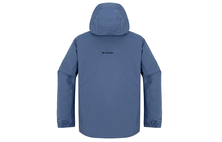 Lookbook Columbia  Blue 3-in-1 Waterproof Windproof Jacket with Logo Print. XE1504-478