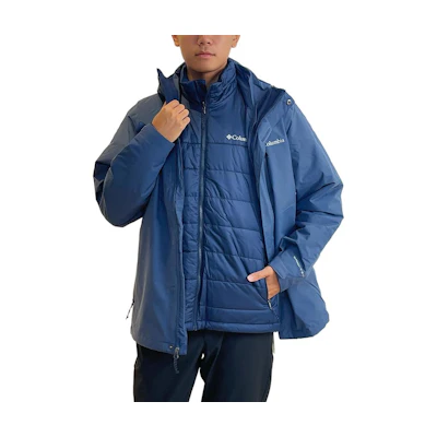 Columbia Blue Waterproof Windproof Outdoor Ski Hiking Jacket WE3892-478