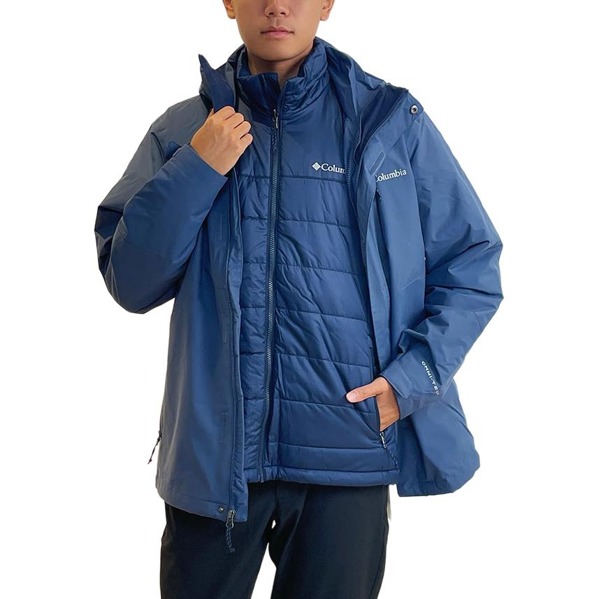 Order 哥倫比亞 藍色防水防風戶外滑雪健行外套 WE3892-478