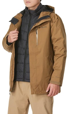 Columbia 棕色3合1防水防曬保暖外套. WE6198-257 Details for Columbia 棕色3合1防水防曬保暖外套. WE6198-257