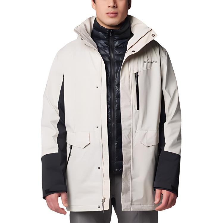 Order Columbia  Detachable Hood Waterproof Hiking Jacket Beige 2089902-278