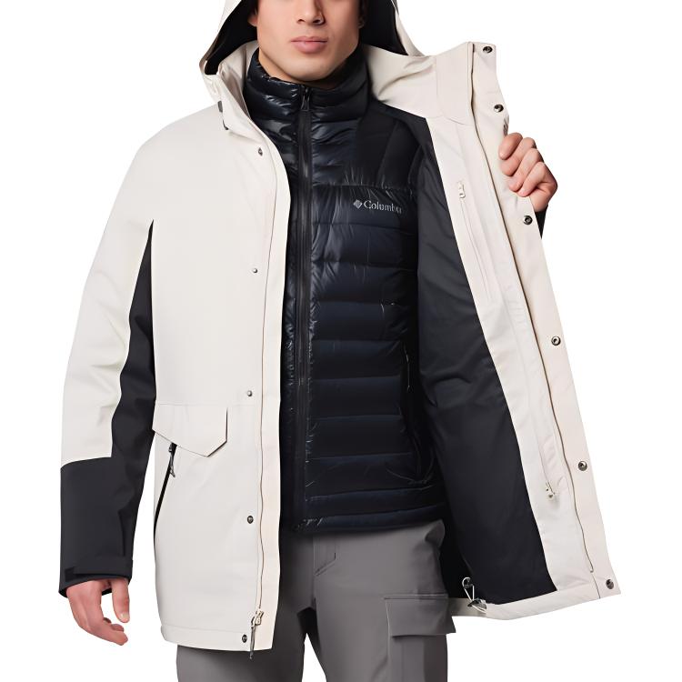 Purchase Columbia  Detachable Hood Waterproof Hiking Jacket Beige 2089902-278