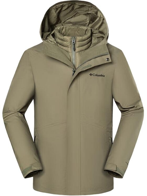 columbia-green-waterproof-insulated-hiking-jacket-with-logo-xe-5418-397