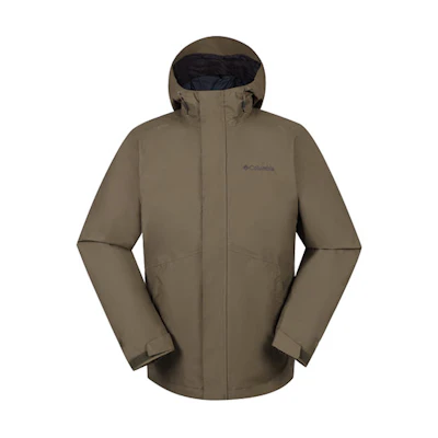 Columbia Green Waterproof Windproof Hooded Jacket FW22 Outdoor Coat. XE1504-397