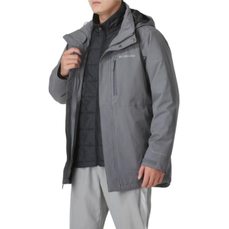 Purchase Columbia 灰色防水防風輕量連帽戶外夾克 WE8778-023