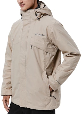 Columbia Khaki Waterproof Windproof Outdoor Hiking 3-in-1 Jacket with Logo. WE1273-271 Purchase Columbia Khaki Waterproof Windproof Outdoor Hiking 3-in-1 Jacket with Logo. WE1273-271